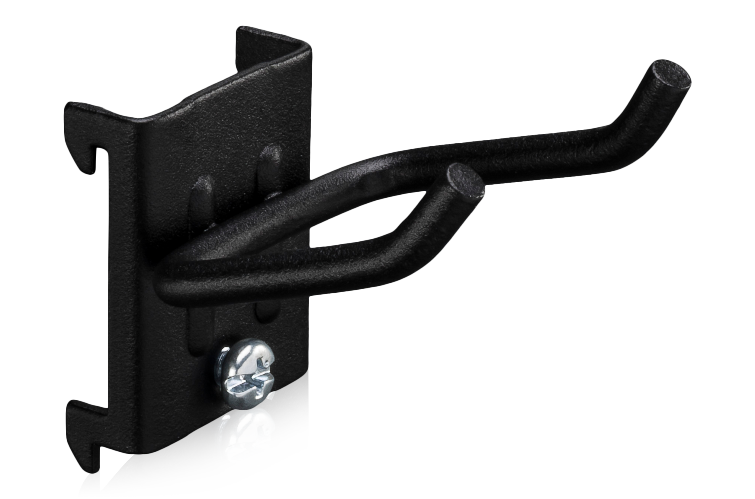 Vinkelkrok 50x40x5 mm 5-Pack Svart