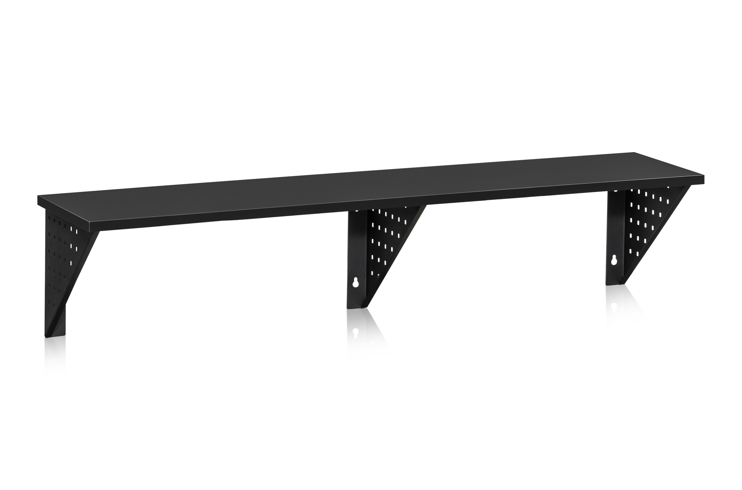 Sittbänk Vägghängd 1500 mm Svart