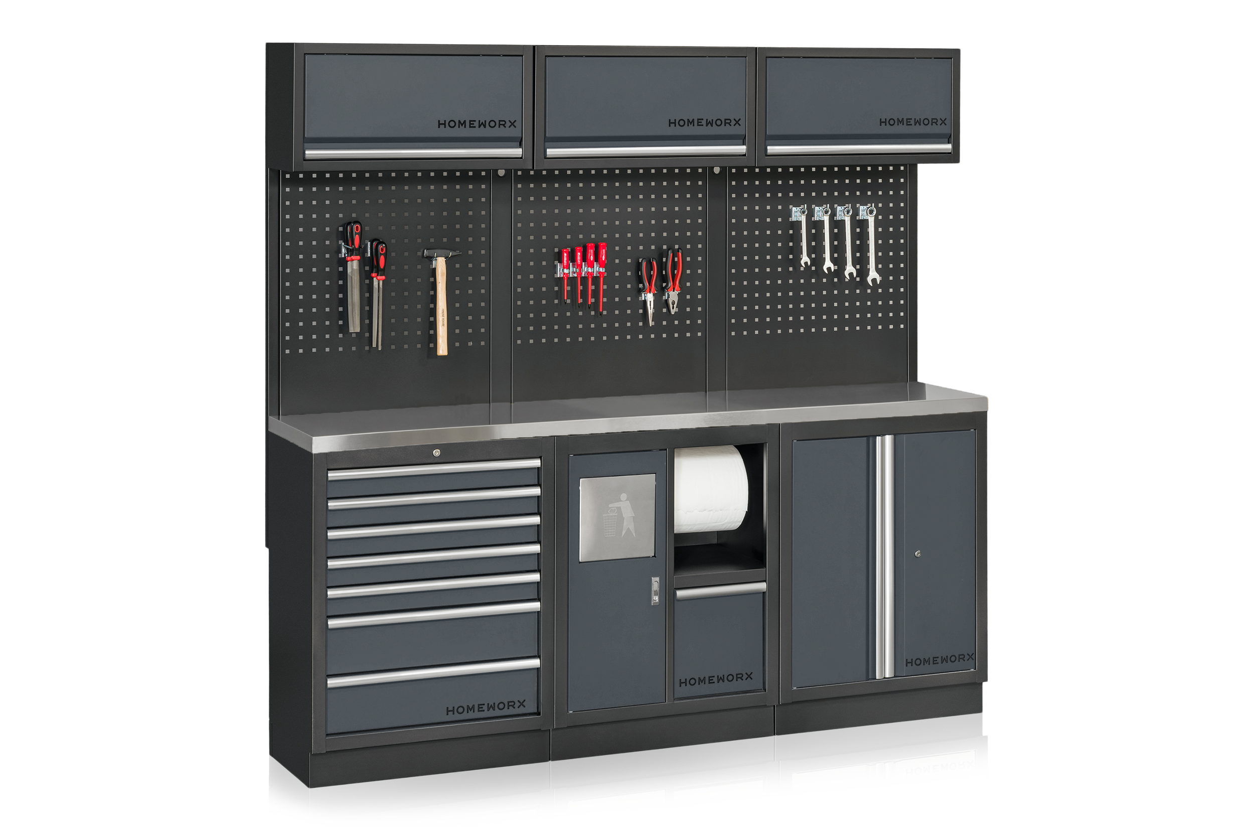 Garageinredning Homeworx Max Grey