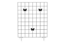 Fjärilspaljé till planteringslåda 80x100 cm Svart