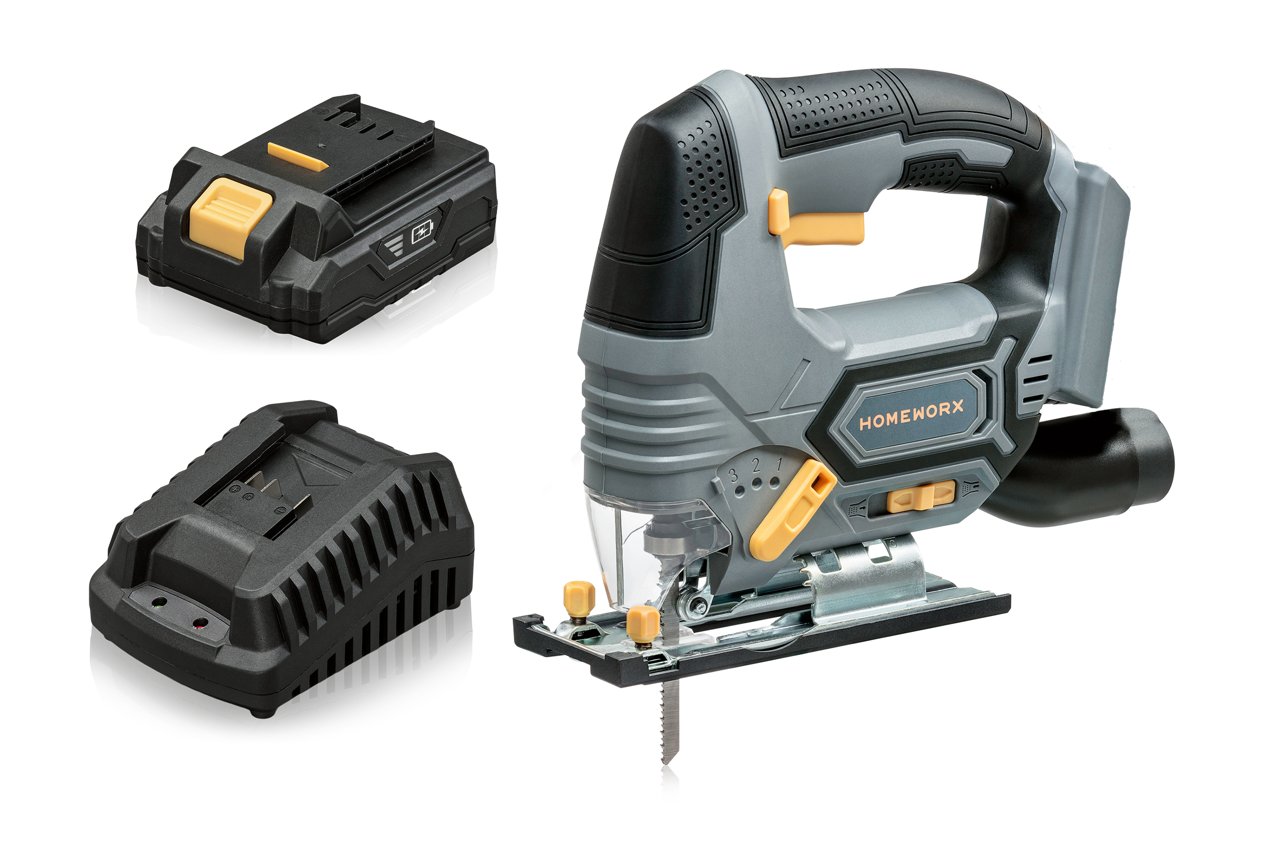 Sticksåg Homeworx 20V Kit