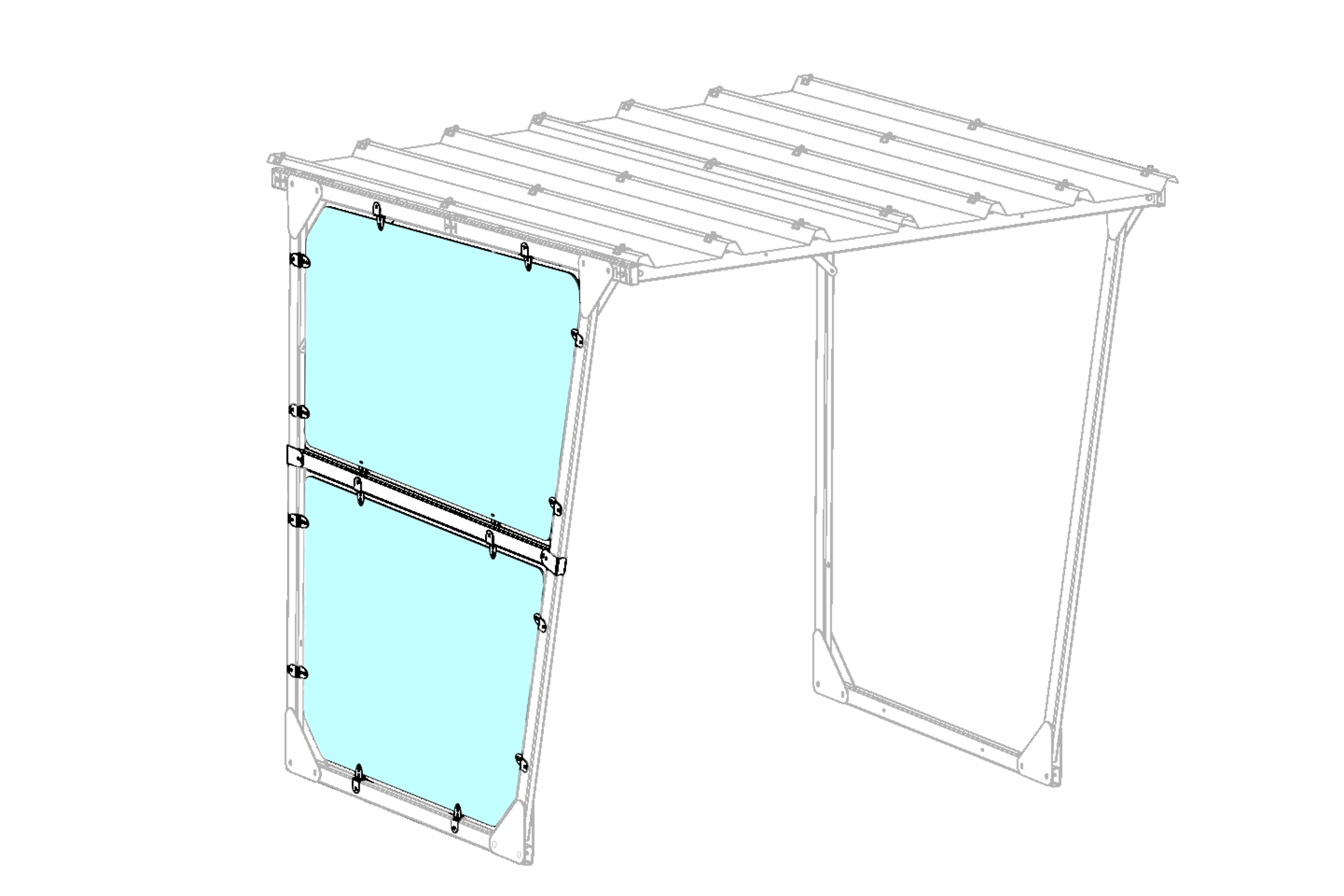 Cykelgarage Sidopanel