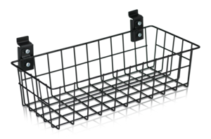 Trådkorg 385x180x100 mm spårpanel