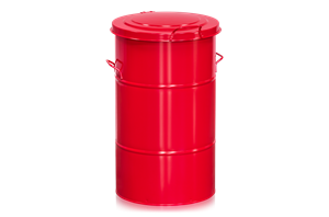 Avfallsbehållare 115 l Röd