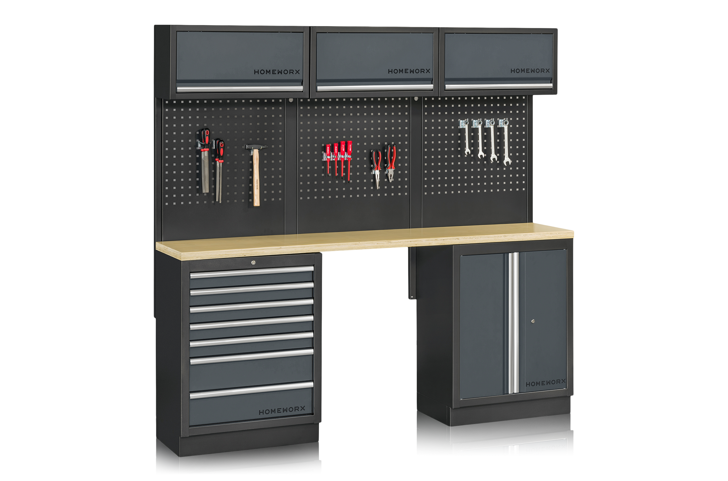 Garageinredning Homeworx Easy Grey