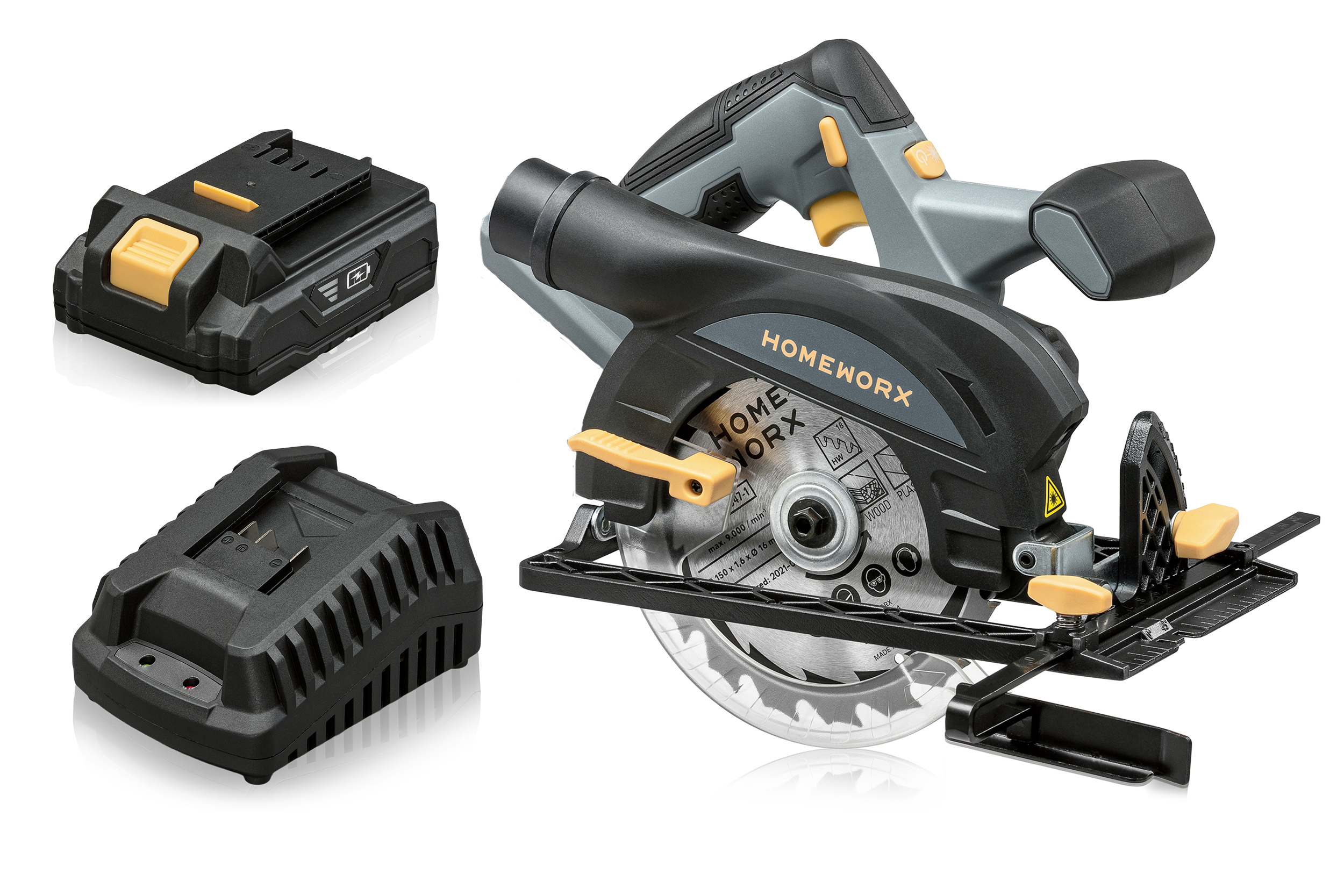 Cirkelsåg Homeworx 20V Kit