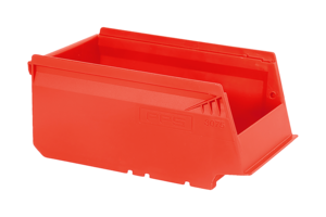 Plastback 1-liter Röd